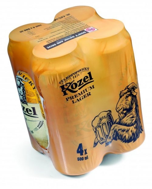 Kozel Tamno ili svijetlo pivo 4 x 0.5 l