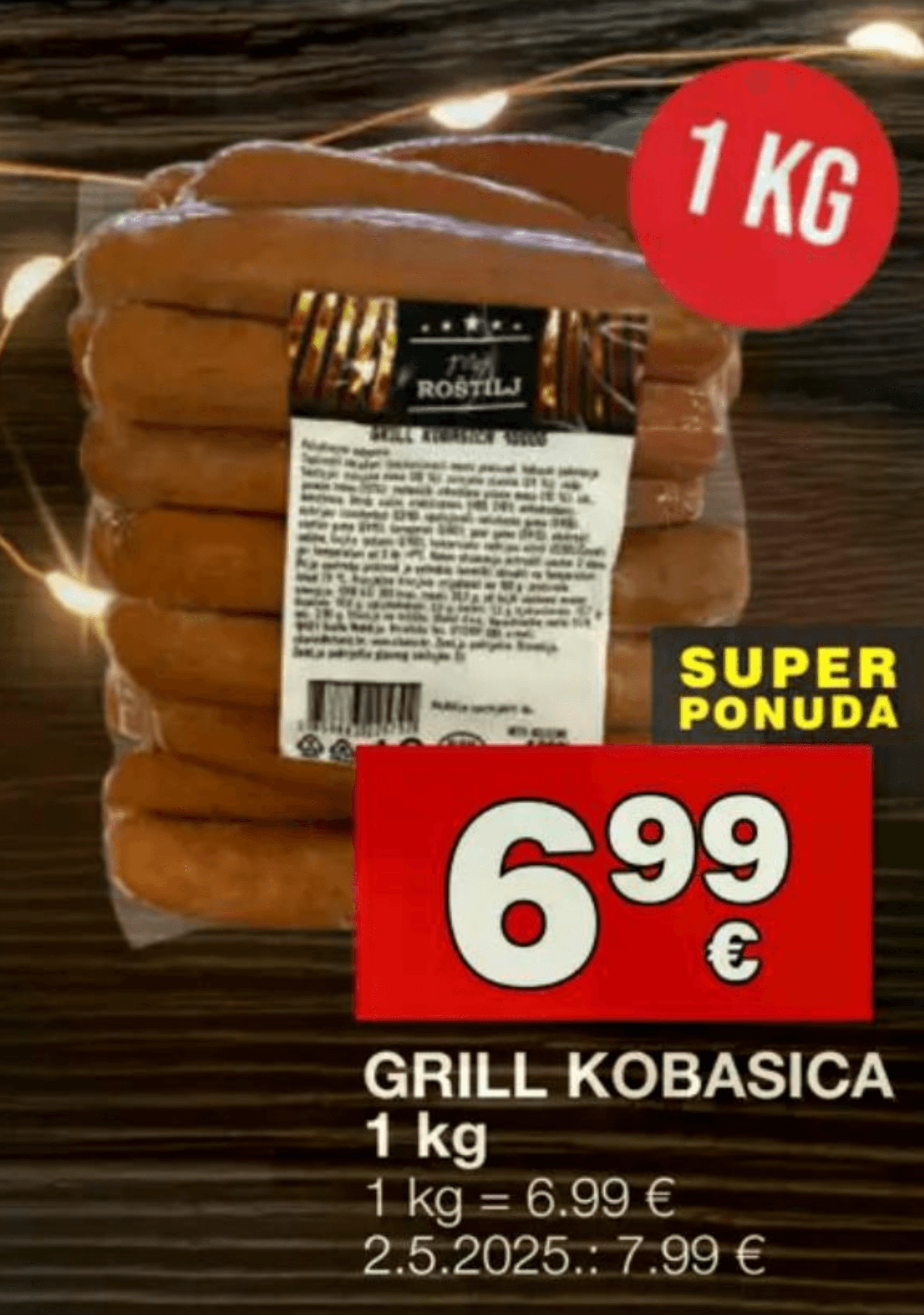Grill kobasica 1 kg