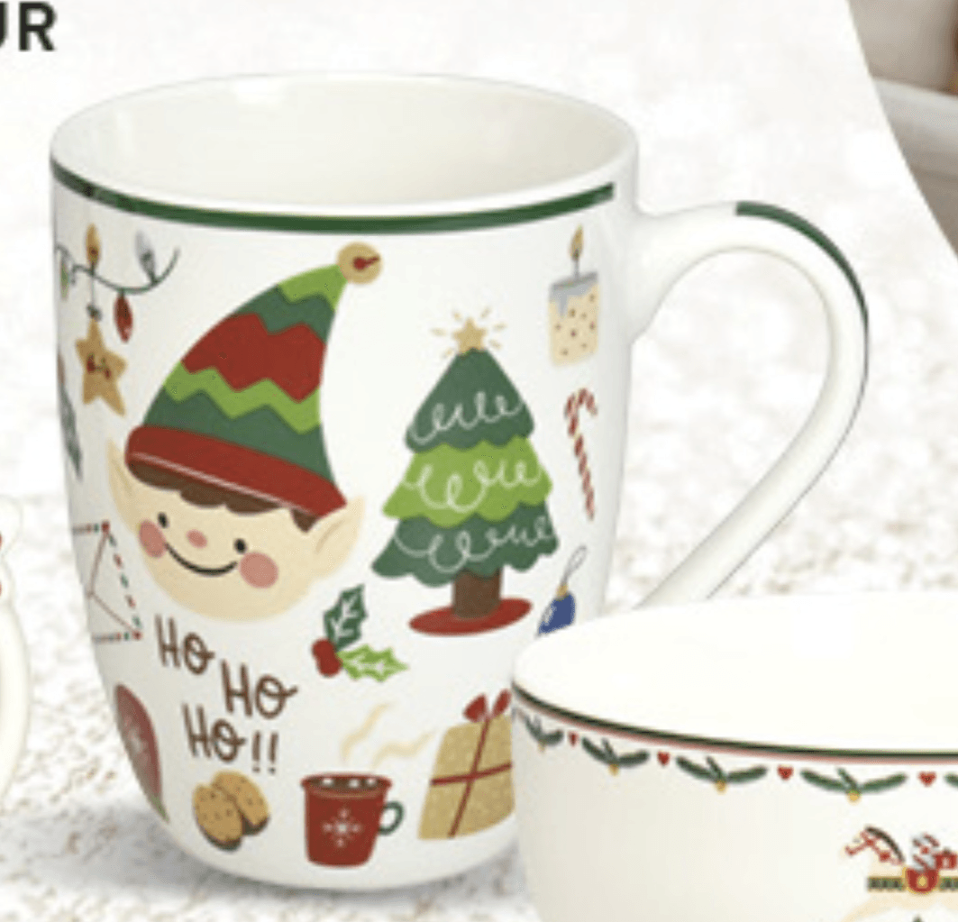 Šalica božićna 340ml, kom