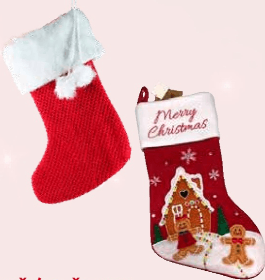 Božićna čizmica 28x50 cm
