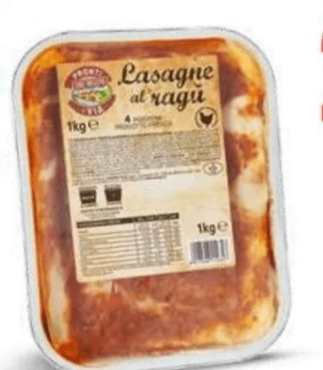 Lazanje Bolognese 1 kg - Akcija u trgovini Eurospin