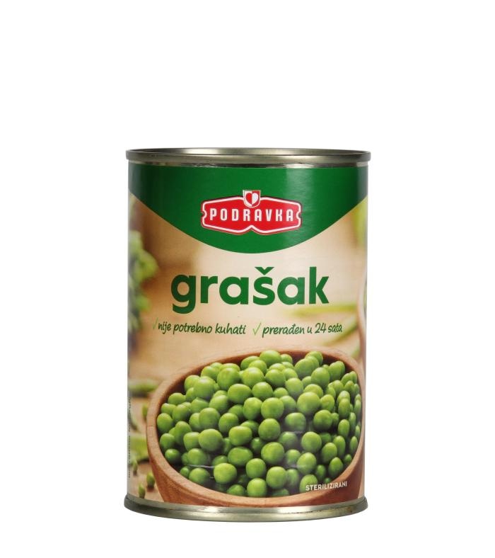 Podravka Grašak 260 g - Akcija u trgovini Studenac