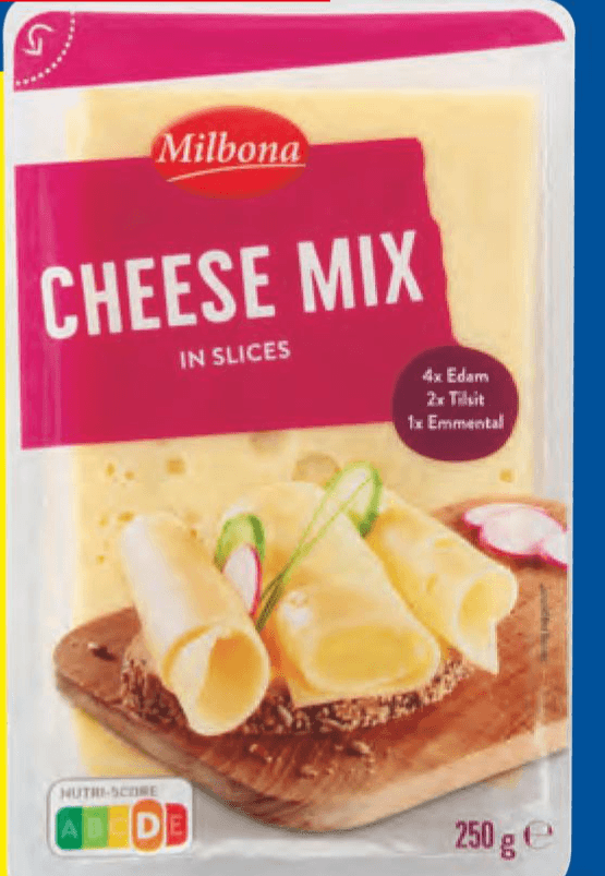 Milbona Miks sireva 250 g - Akcija u trgovini Lidl