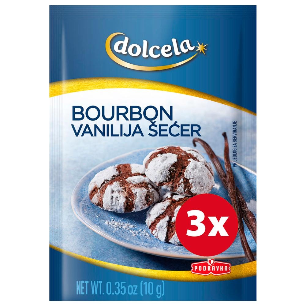 Dolcela Bourbon vanilija šećer 3x100 g - Akcija u trgovini Metro