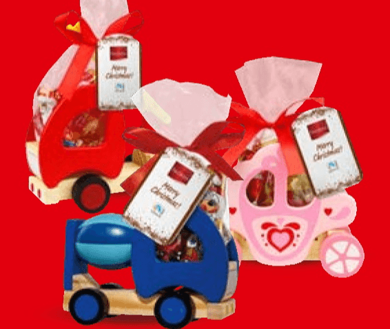 Drvena igračka s mliječnom čokoladom 75 g