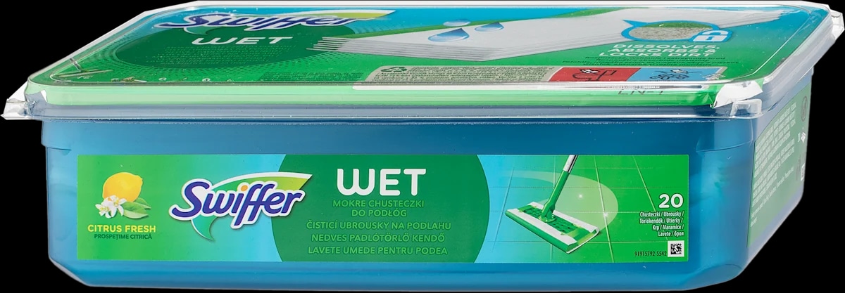 Swiffer nadomjesno pakiranje maramica za vlažno čišćenje podova 12 kom - Akcija u trgovini Mueller