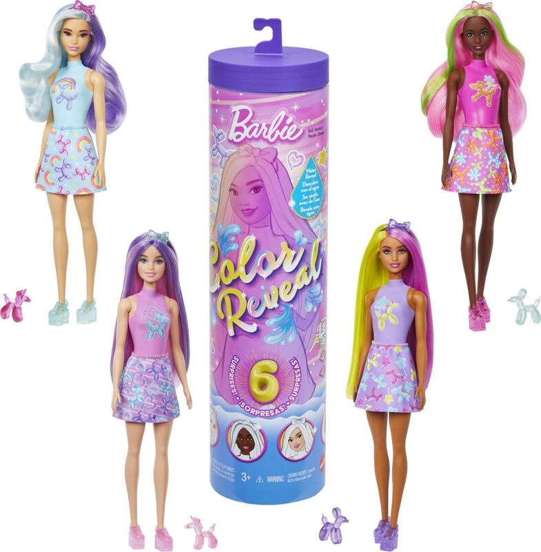 Mattel Barbie Color Reveal Serija "Životinje od balona"