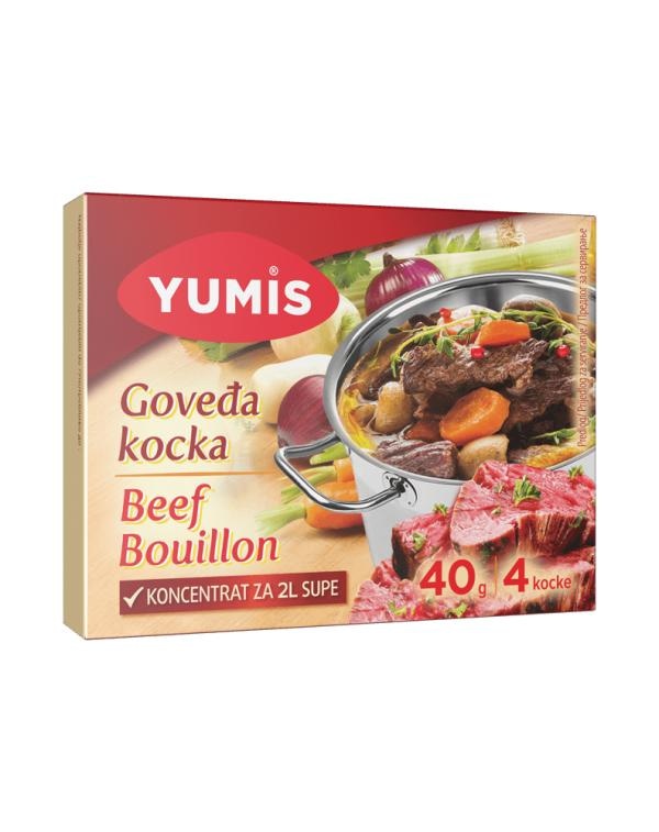 YUMIS Juha goveđa/kokošja kocka 40g - Akcija u trgovini Pivac