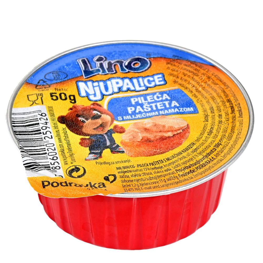 Lino Njupalice Pileća pašteta 50g - Akcija u trgovini Žabac
