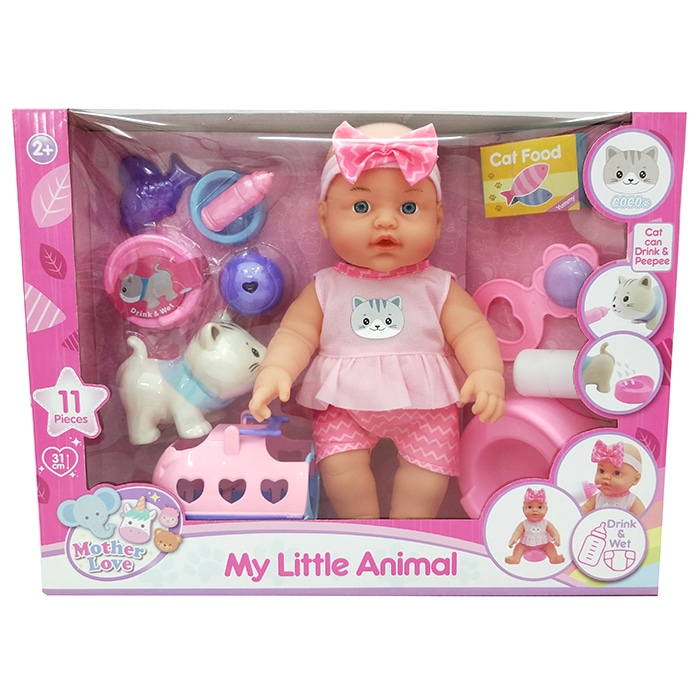 Lutka ćelavica s dodacima