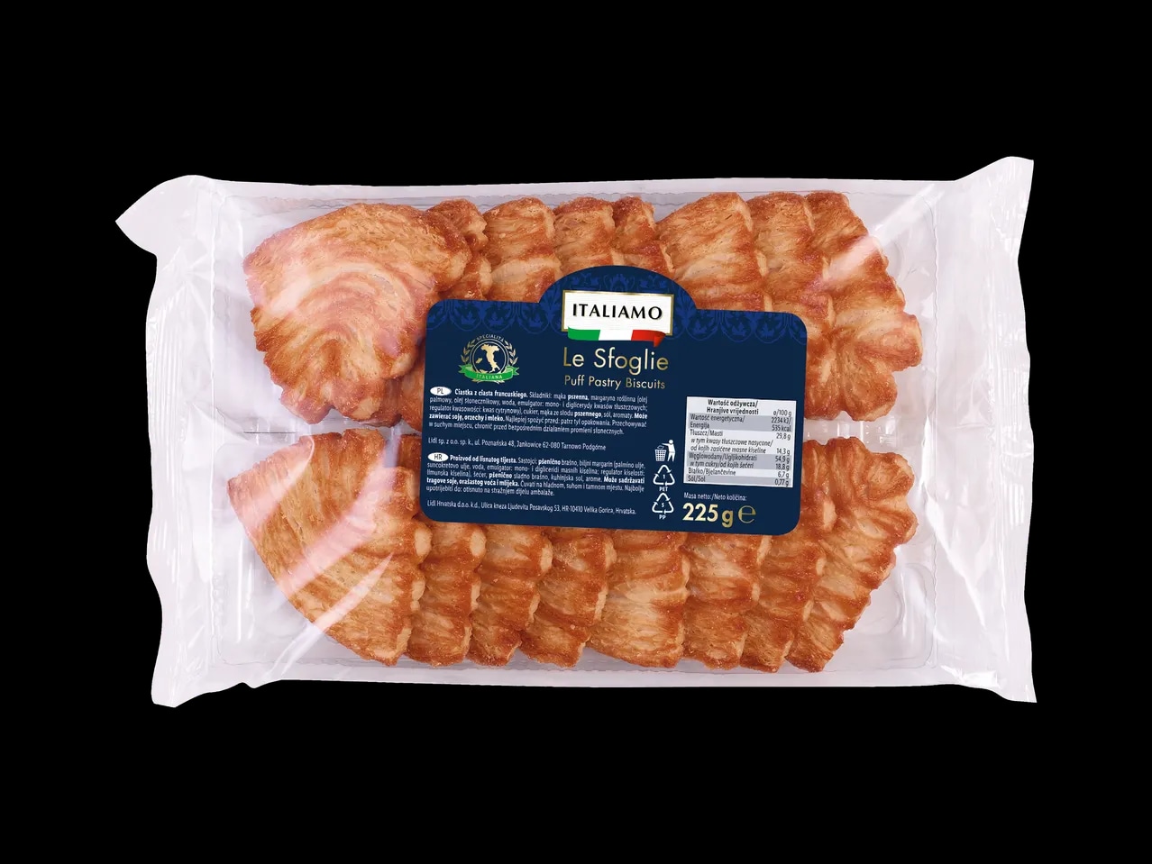 Italiamo Le Sfoglie 225 g - Akcija u trgovini Lidl