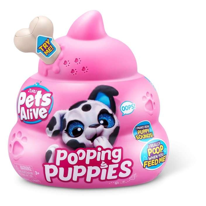 Pliš psić Pets Alive Pooping Puppies
