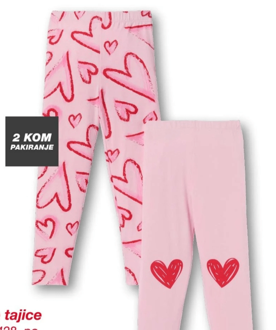 DjeÄje tajice 2 kom - Akcija u trgovini Kik