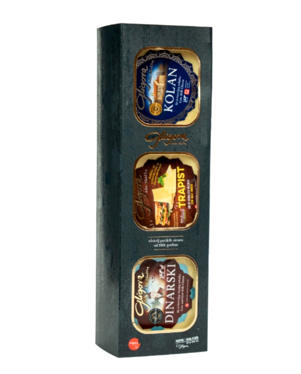 Sir komplet osmina Kolan, Trapist i Dinarski 675 g