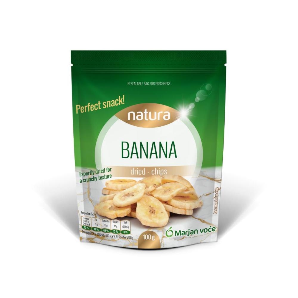 Natura Banana Chips 100 g - Akcija u trgovini Studenac