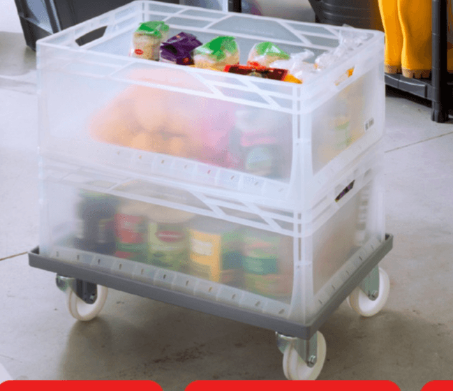 Kutija za pohranjivanje 'Euronormbox' d 60 x š 40 x v 22 cm, 47 l - Akcija u trgovini Bauhaus