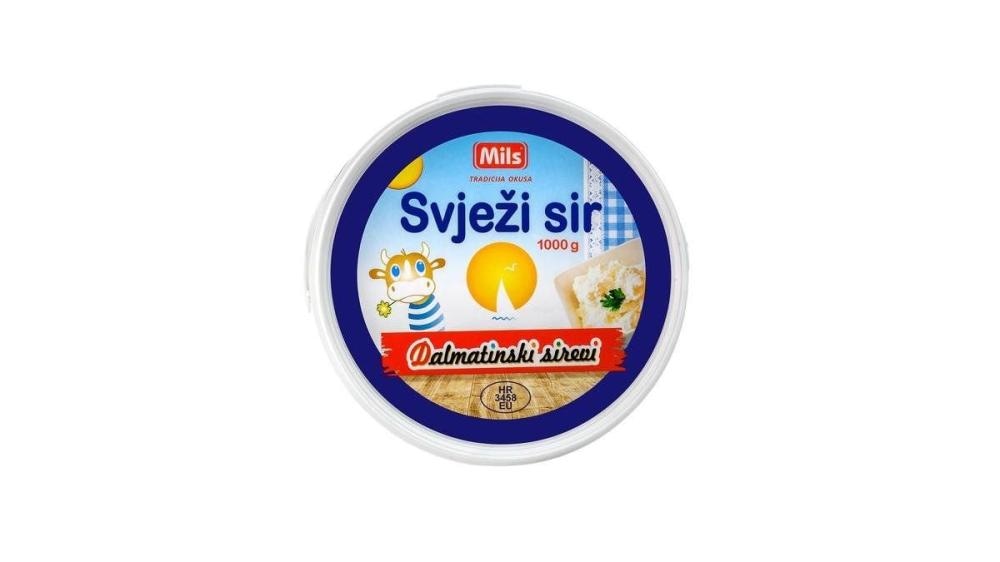 Mils, Dalmatinski sirevi Svježi sir 1 kg - Akcija u trgovini Tommy