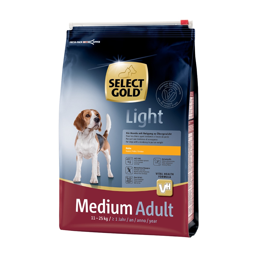 SELECT GOLD LIGHT ADULT MEDIUM 4 kg - Akcija u trgovini Zoo City