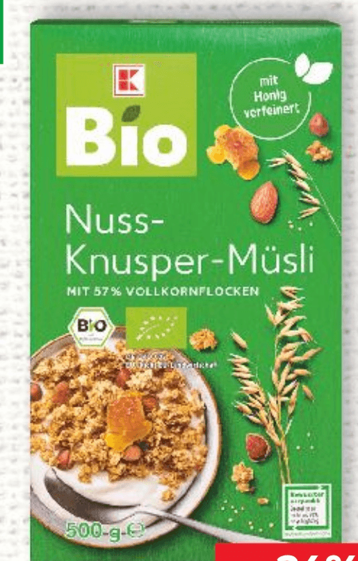 Nuss-Knusper-Müsli 500 g - Akcija u trgovini Kaufland