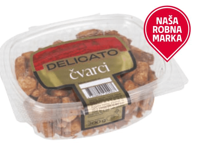 Delicato Čvarci 200 g