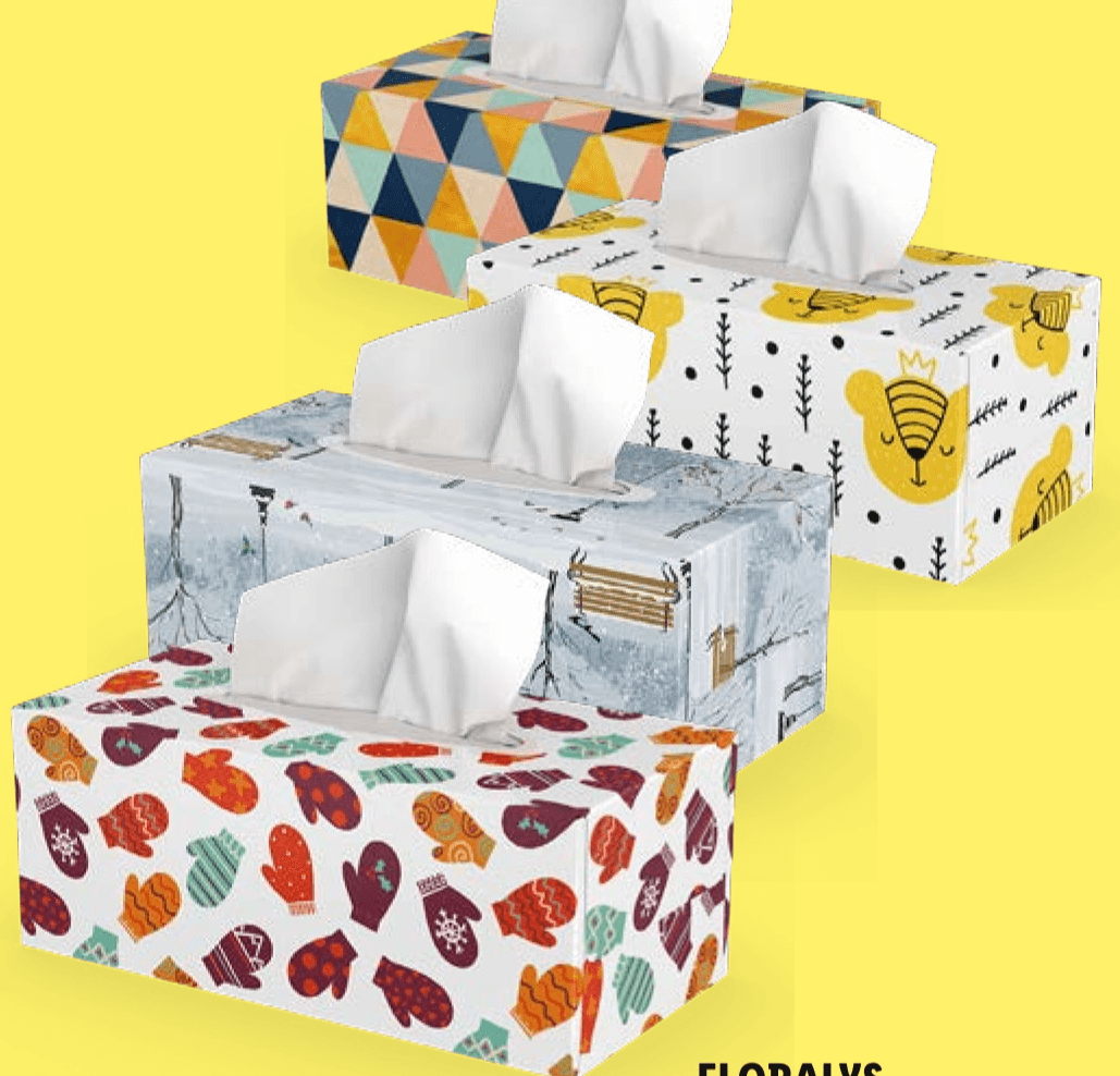 FLORALYS Papirnate maramice u kutiji 200 kom - Akcija u trgovini Lidl