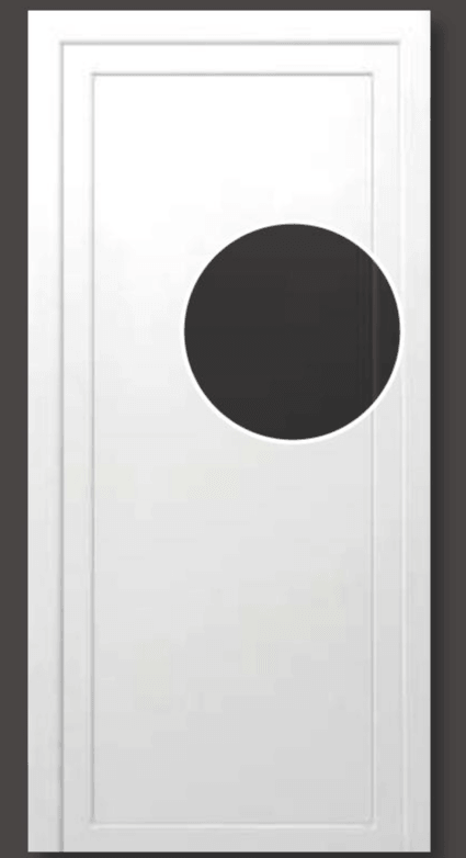 PVC sporedna ulazna vrata 'Mura KFO1' š 88 x v 198 cm, antracit - Akcija u trgovini Bauhaus