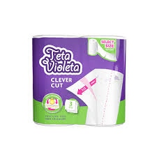 Teta Violeta Papirnati ručnik Clever Cut 2 role