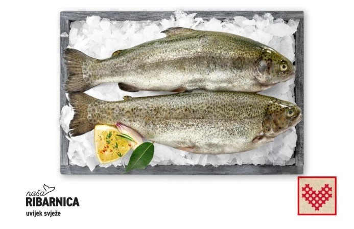 Svježa očišćena domaća pastrva 550 g - Akcija u trgovini Lidl