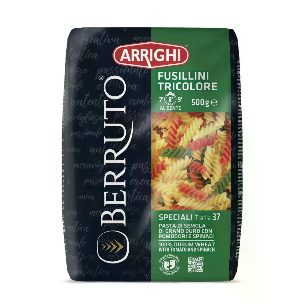 Arrighi Tjestenina Fusilli Tricolore 500g
