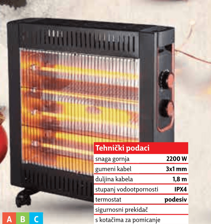 MAISON Kvarcna grijalica