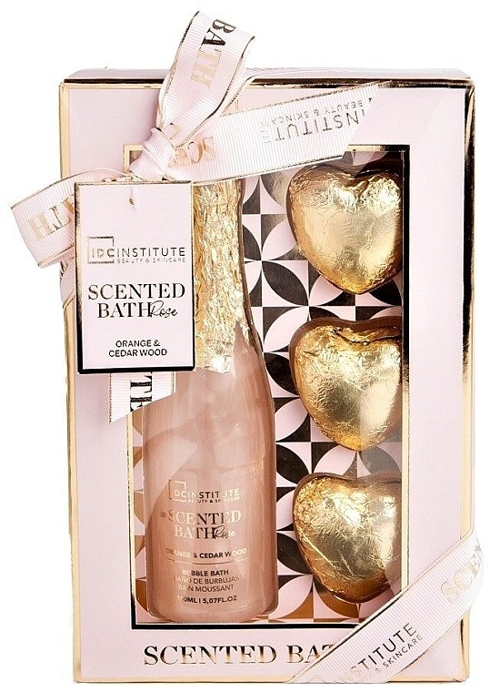 Poklon set IDC Institute Rose kupka 150 ml, kugle za kupanje 3 x 30 g - Akcija u trgovini KTC