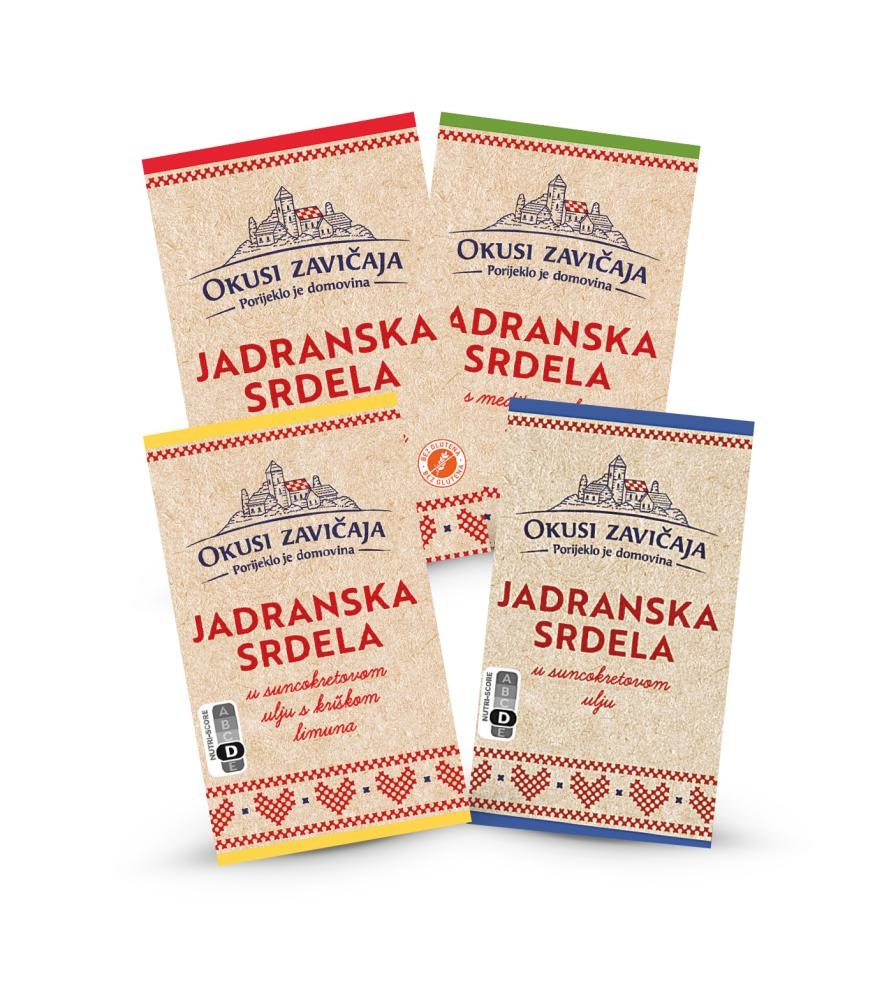 Okusi zavičaja Jadranska srdela 1 kg