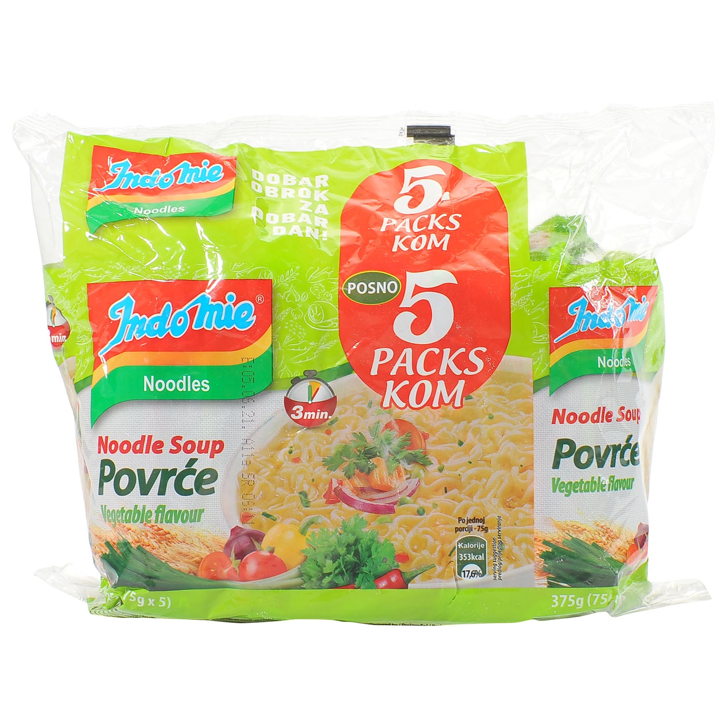 Juha od povrća 5x75g - Akcija u trgovini Vrutak