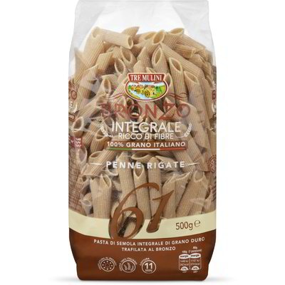TRE MULINI TJESTENINA INTEGRALNA PENNE RIGATE 500 g - Akcija u trgovini Eurospin