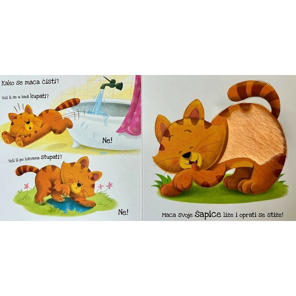 Slikovnica Što to mali psić voli? Što to mala maca voli?