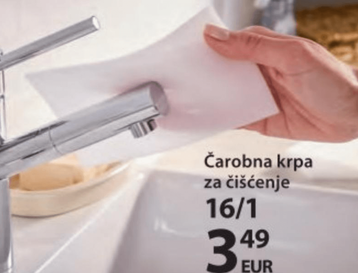 Čarobna krpa za čišćenje 16/1 - Akcija u trgovini NKD
