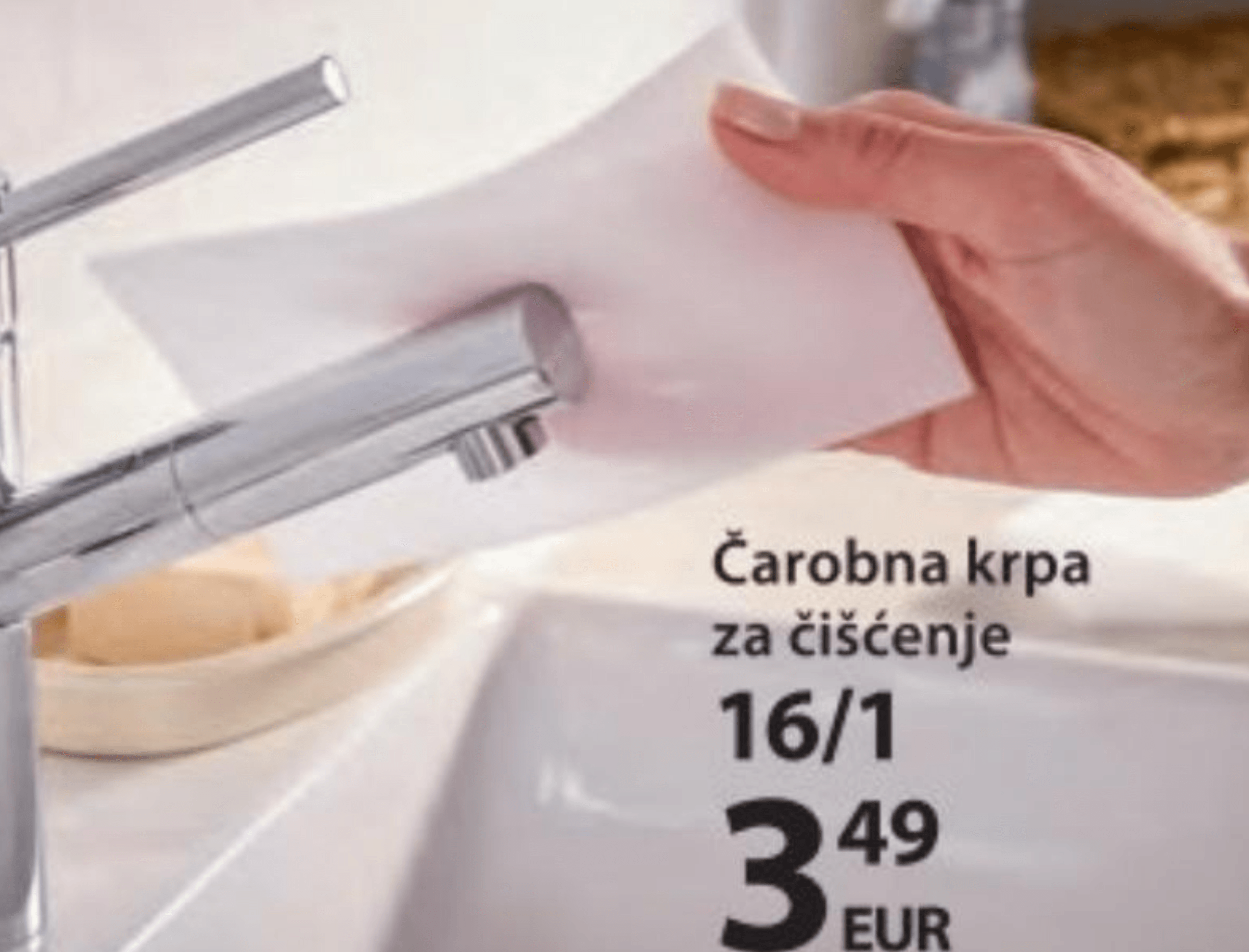Čarobna krpa za čišćenje 16/1 - Akcija u trgovini NKD