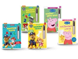 Piši-briši vježbenica - Akcija u trgovini Lidl