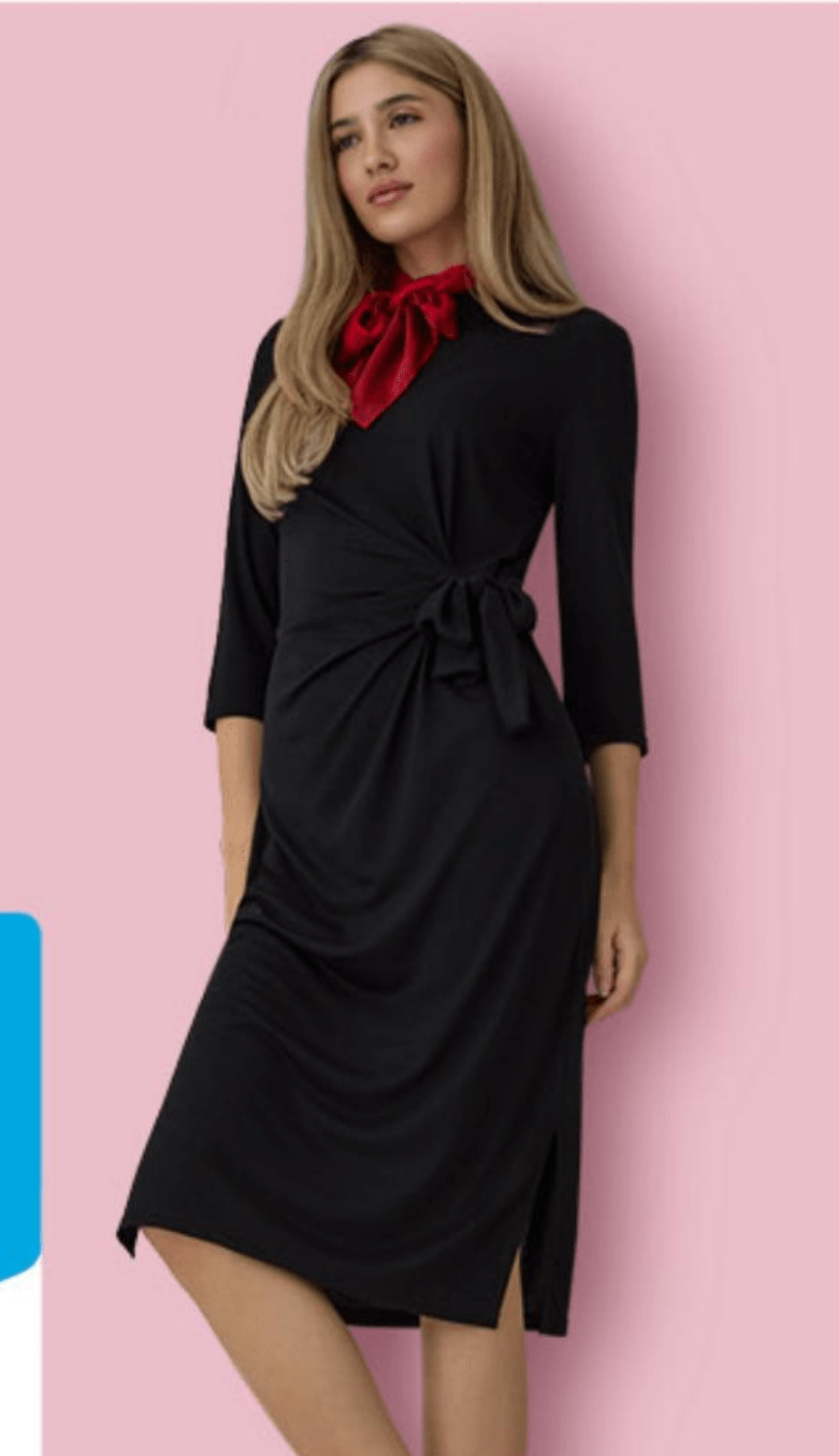 Ženska haljina s vezicom u struku - Akcija u trgovini Pepco