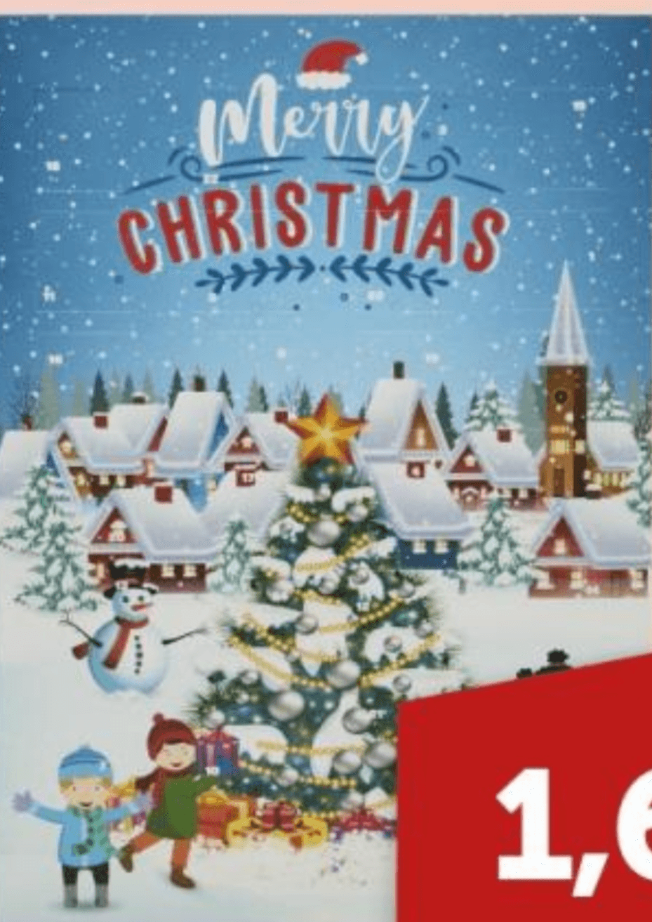 Adventski kalendar Čokoladni 75 g