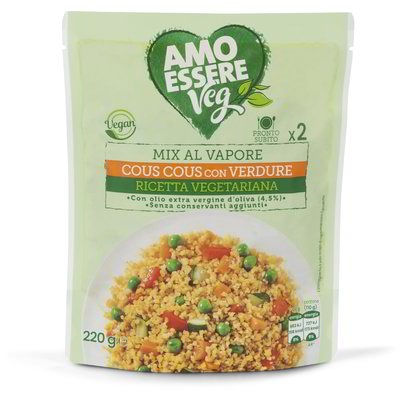 Kus kus s povrćem 220 g AMO ESSERE Veg - Akcija u trgovini Eurospin