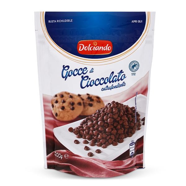 Dolciando Kapljice tamne čokolade 48% 200 g