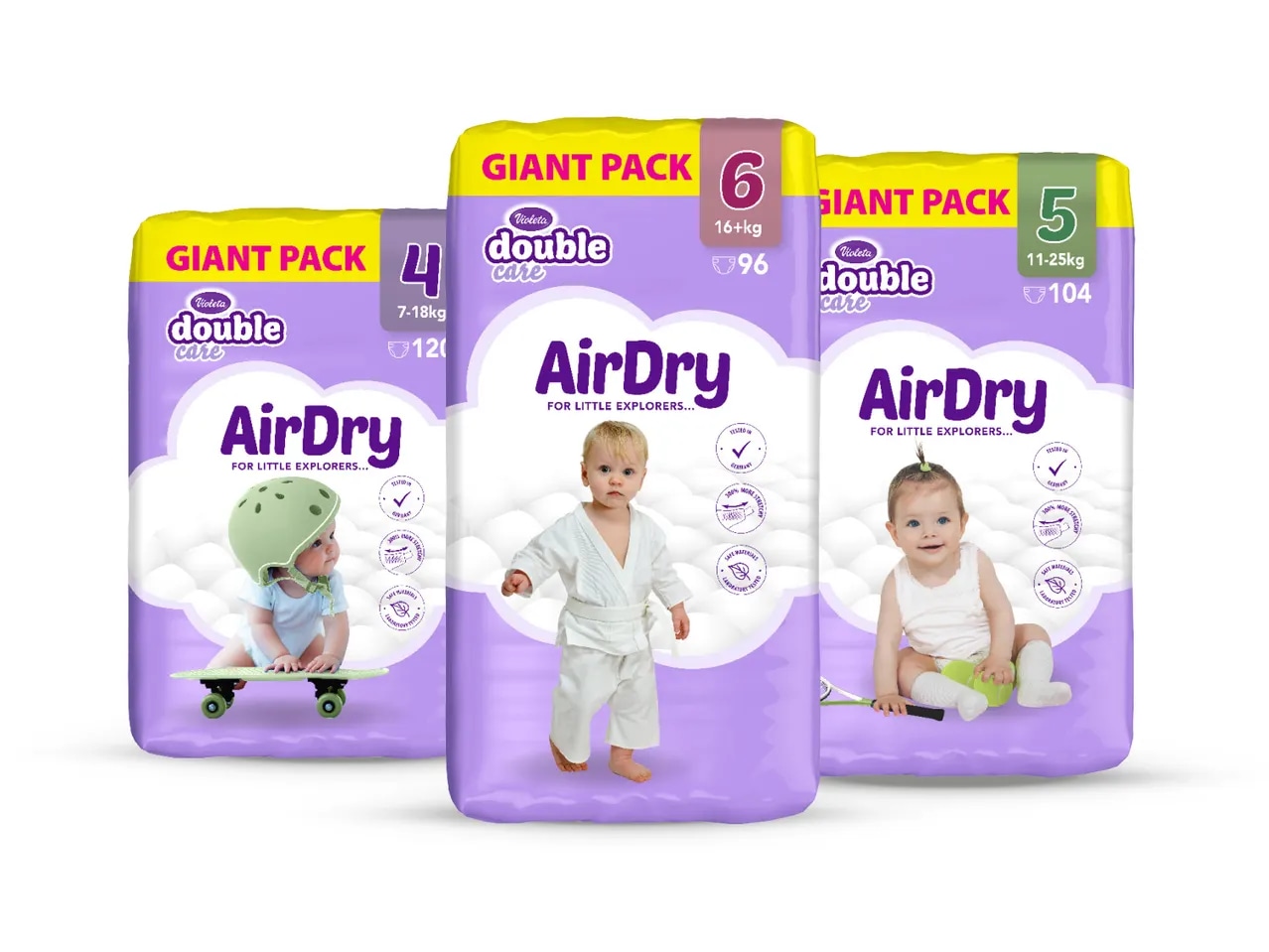 Violeta Baby pelene 96-120 komada