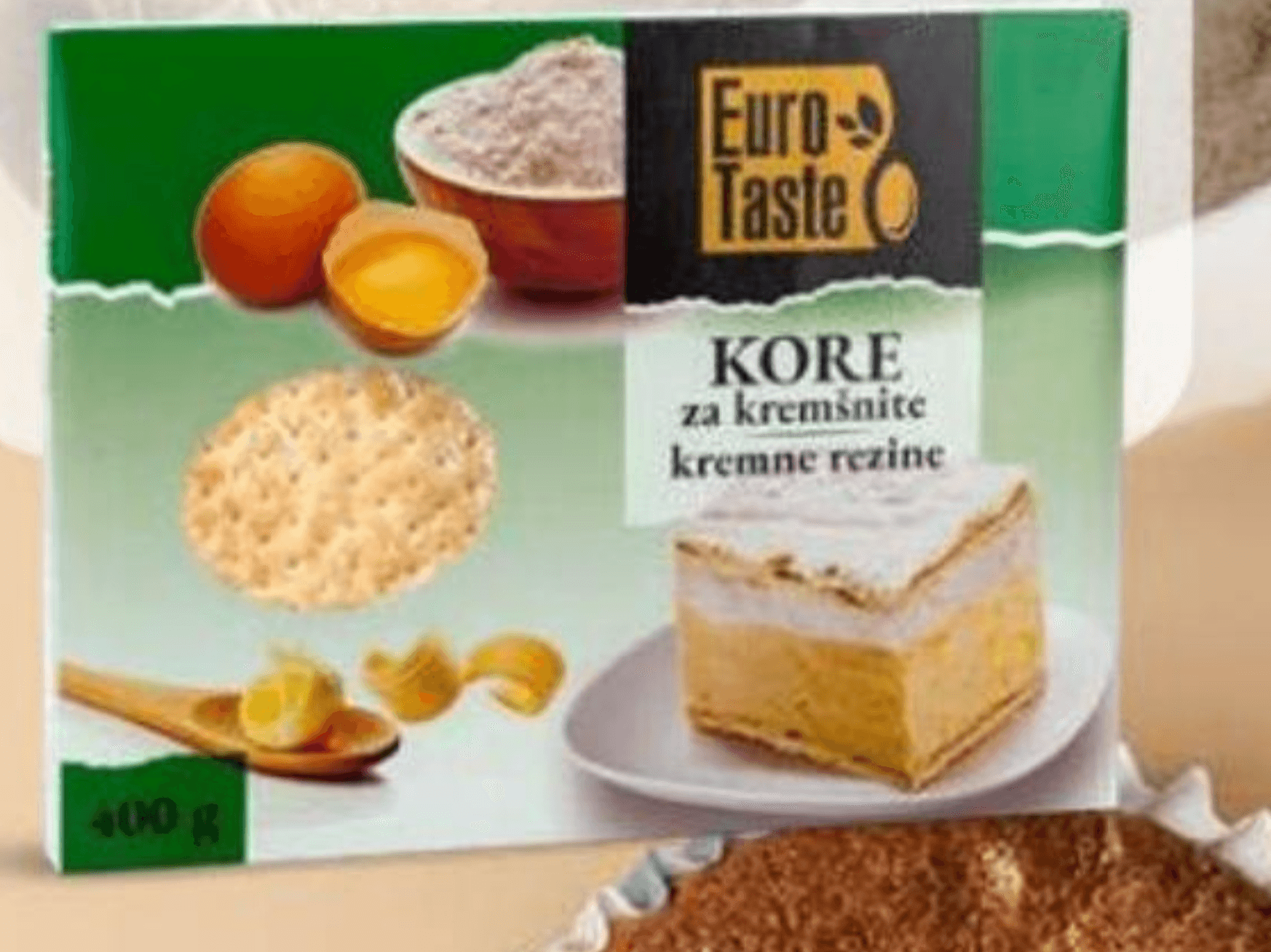 Euro-Taste Kore za kremšnite 400 g