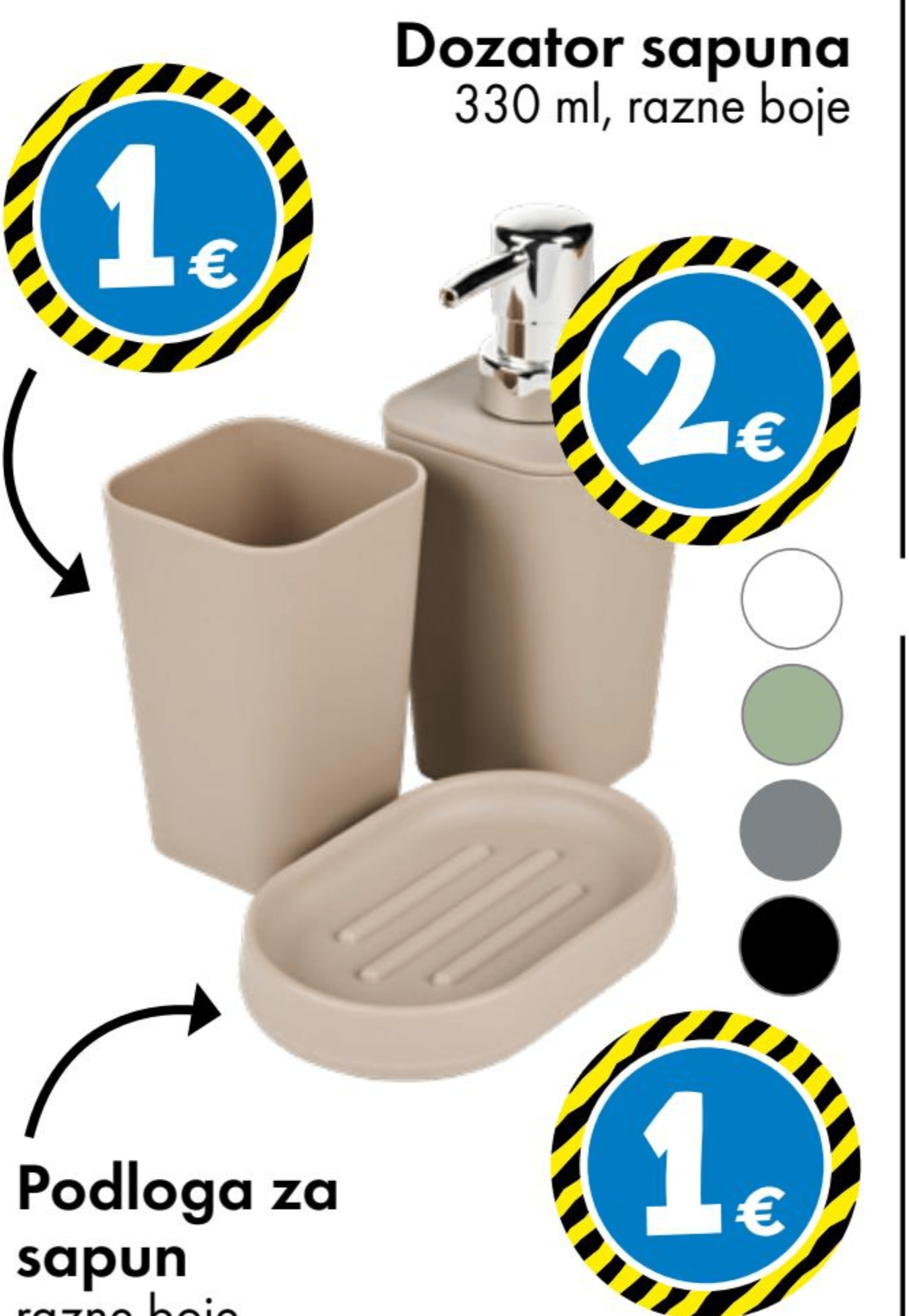 Dozator sapuna 330 ml - Akcija u trgovini Tedi
