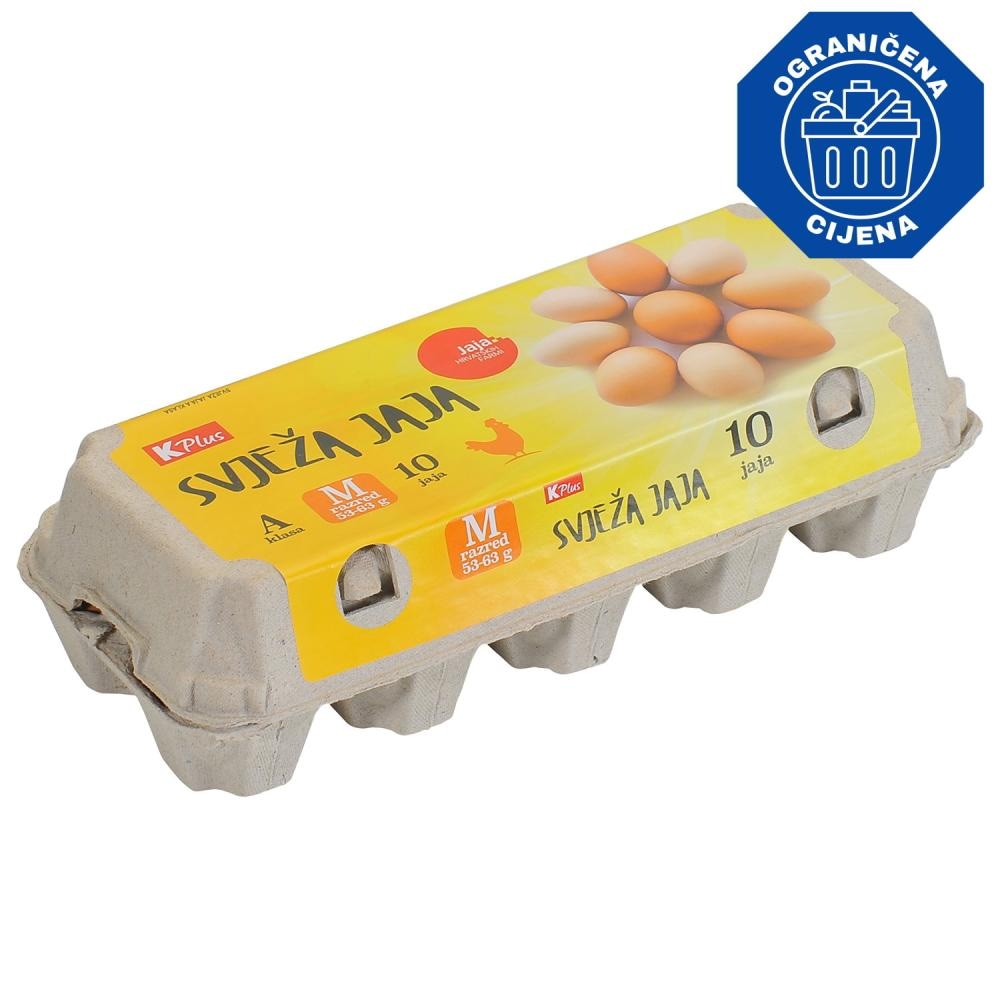 Svježa jaja 10 komada