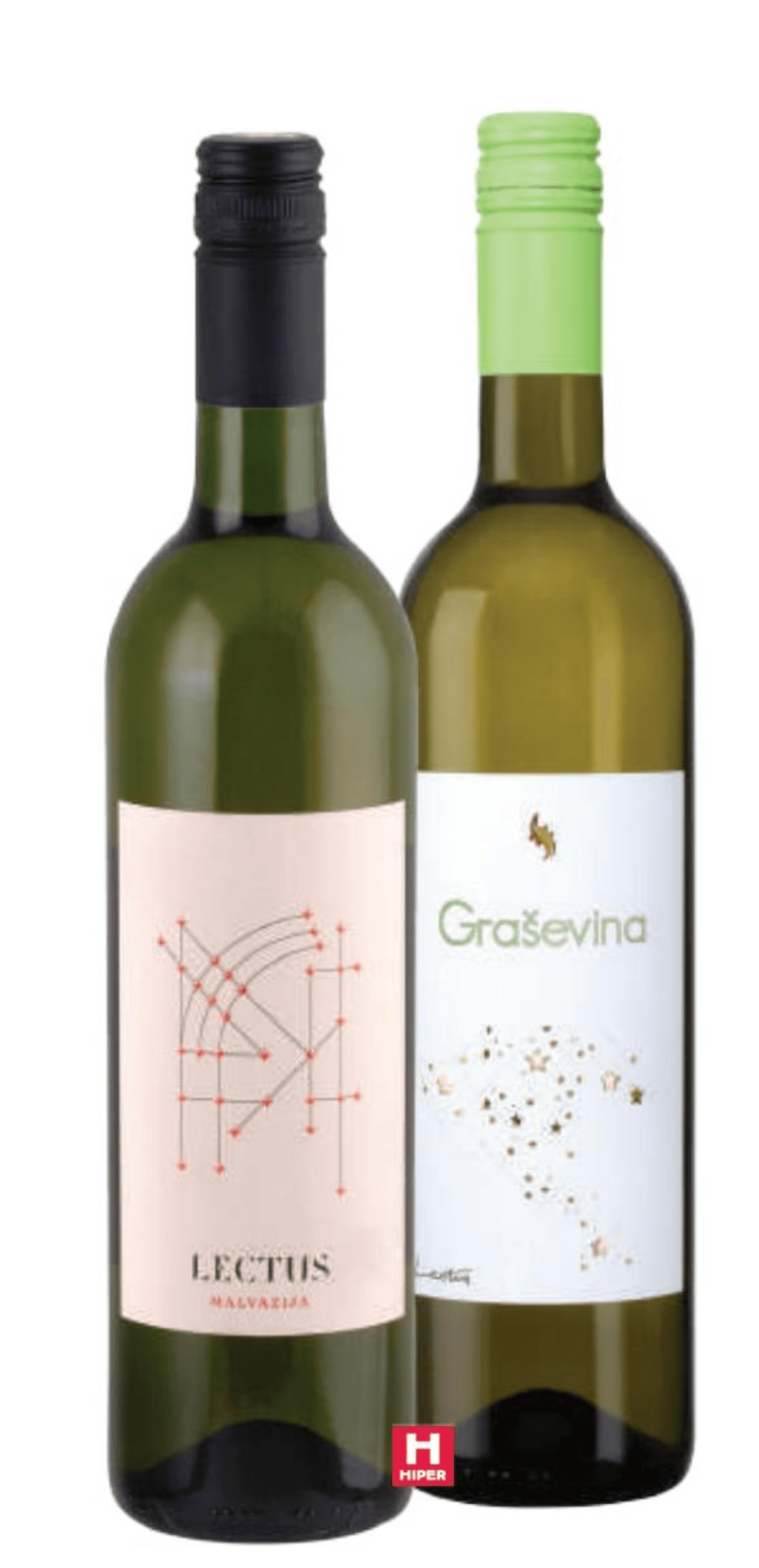 Graševina ili Malvazija, Lectus Vino bijelo 0,75 L - Akcija u trgovini Tommy