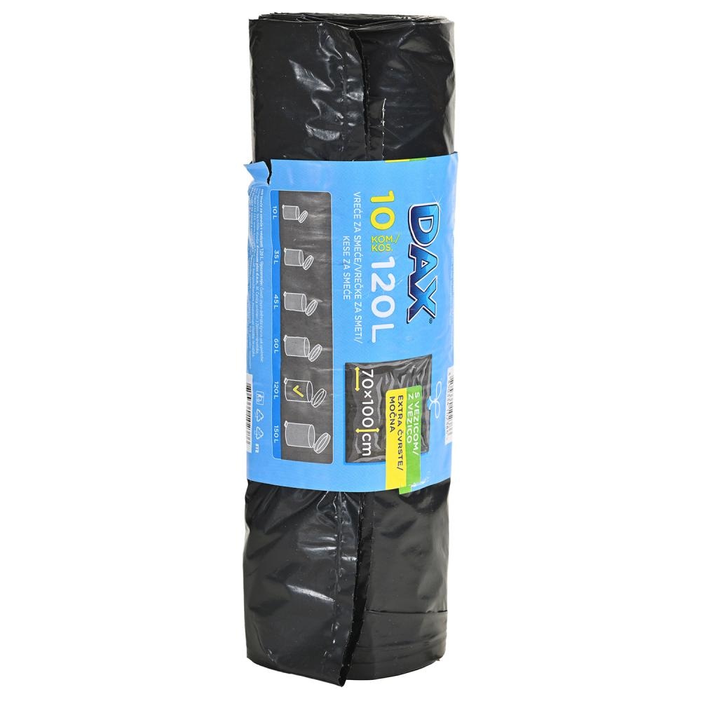 DAX Vreća za smeće 120l, 10/1, pak