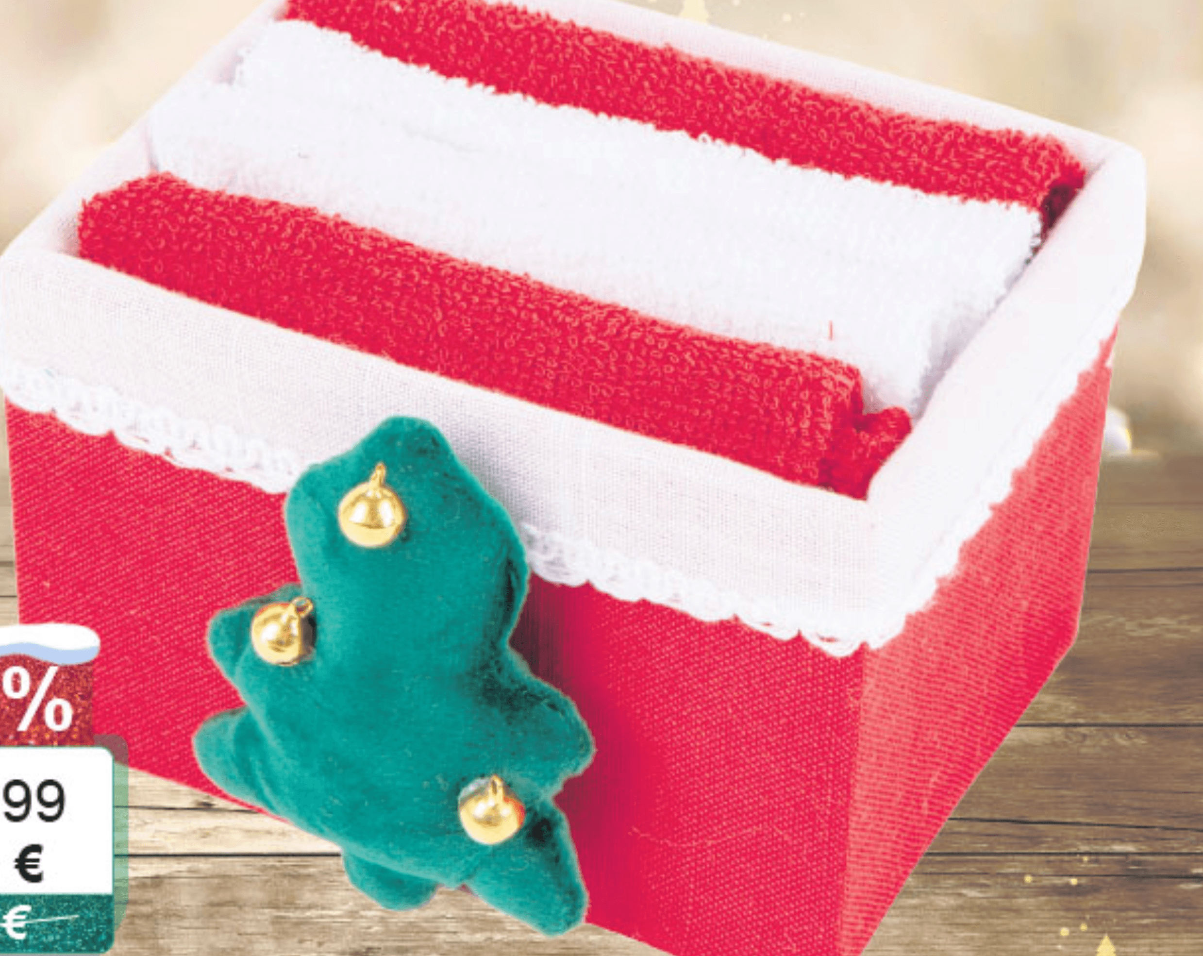 Poklon kutija s ručnicima 1 set