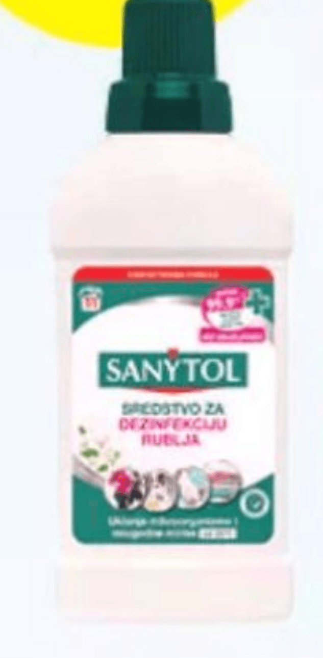 Sanytol Sredstvo za dezinfekciju rublja 500 ml - Akcija u trgovini Bipa